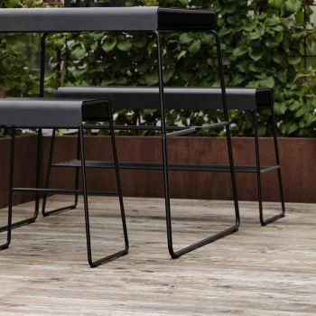Zone - A-bench bænk m. hylde
