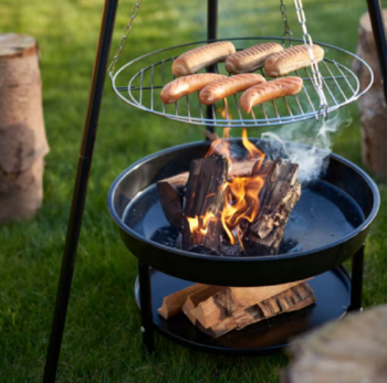 Kynast - Tripod bålfad m. hængegrill
